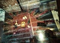 Photo of sixteen handed Pachisi / Pagade. [Credits: Souvik Mukherjee]